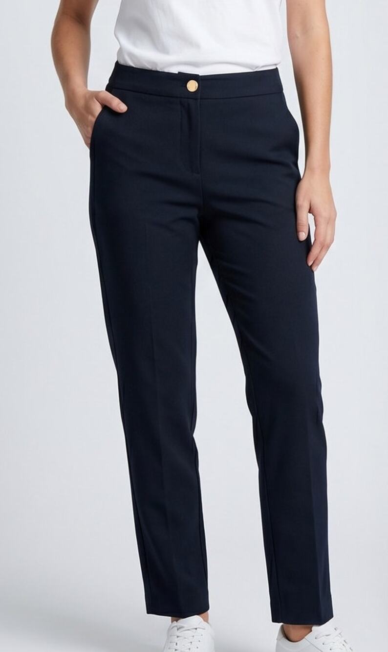 MICHAEL Michael Kors Womens Size 4 Black Dress Pants 100% Polyester